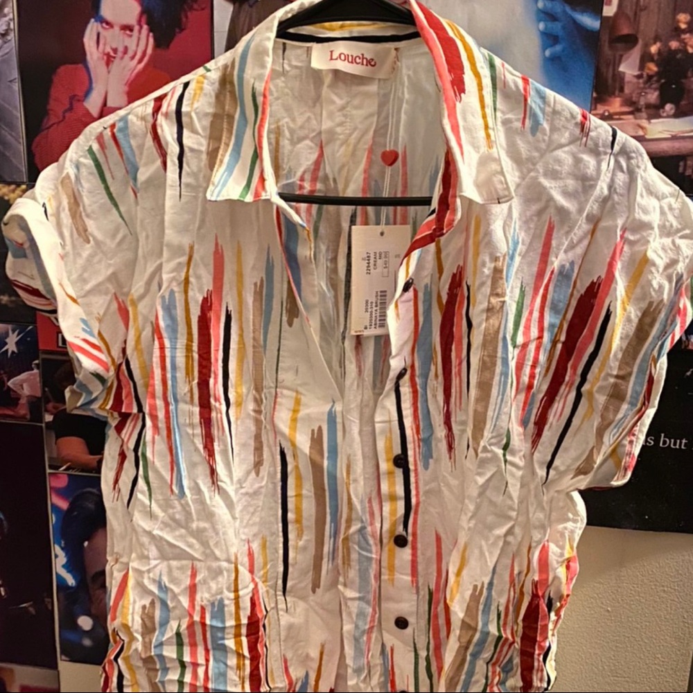 Louche Retro Brush Shirt